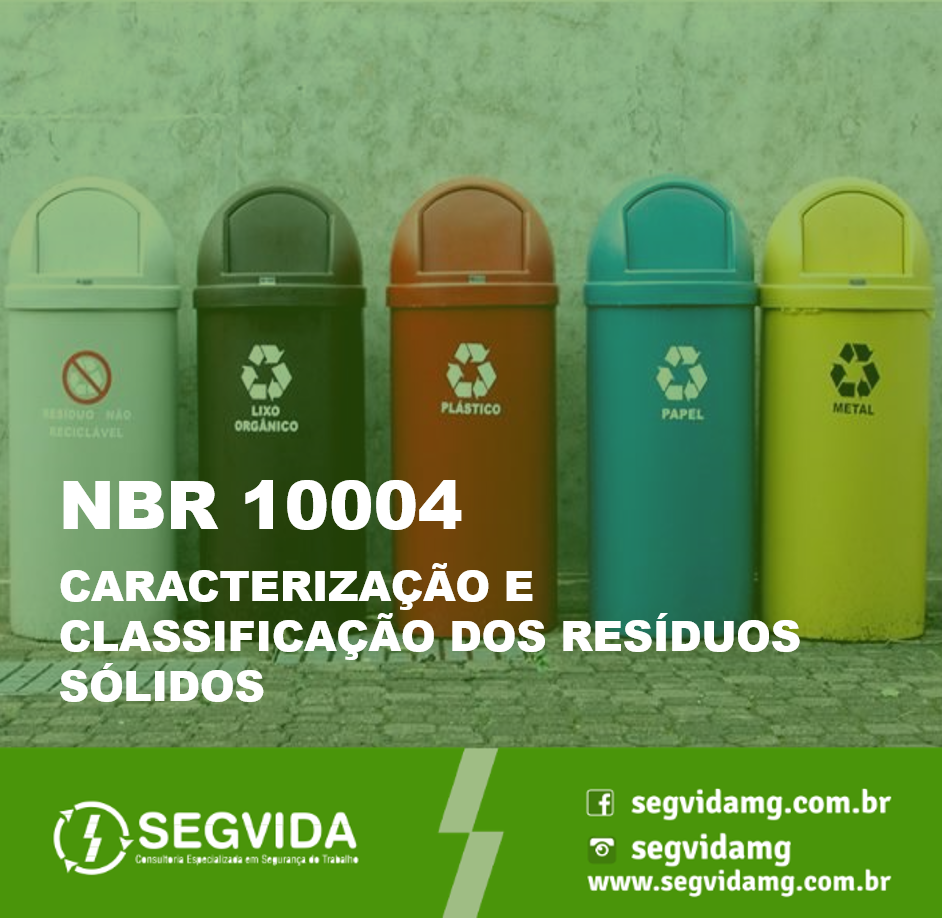 Nbr 10004 CaracterizaÇÃo E ClassificaÇÃo Dos ResÍduos SÓlidos • Segvida 0062